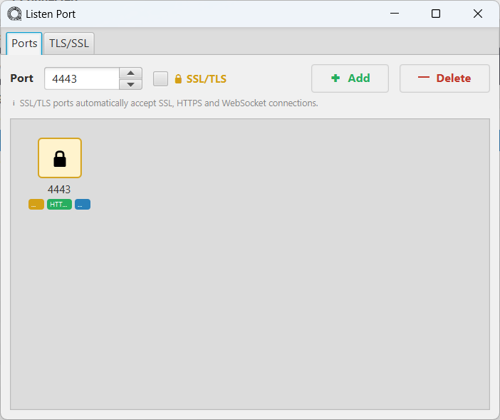 Listen Port — Ports